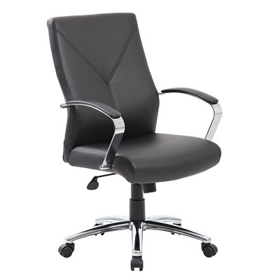 B10101-BK LeatherPlus Executive Chair Black