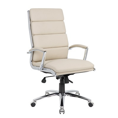 B9471-BG Executive Caressoftplus Vinyl Chair with Metal Chrome Finish (1)