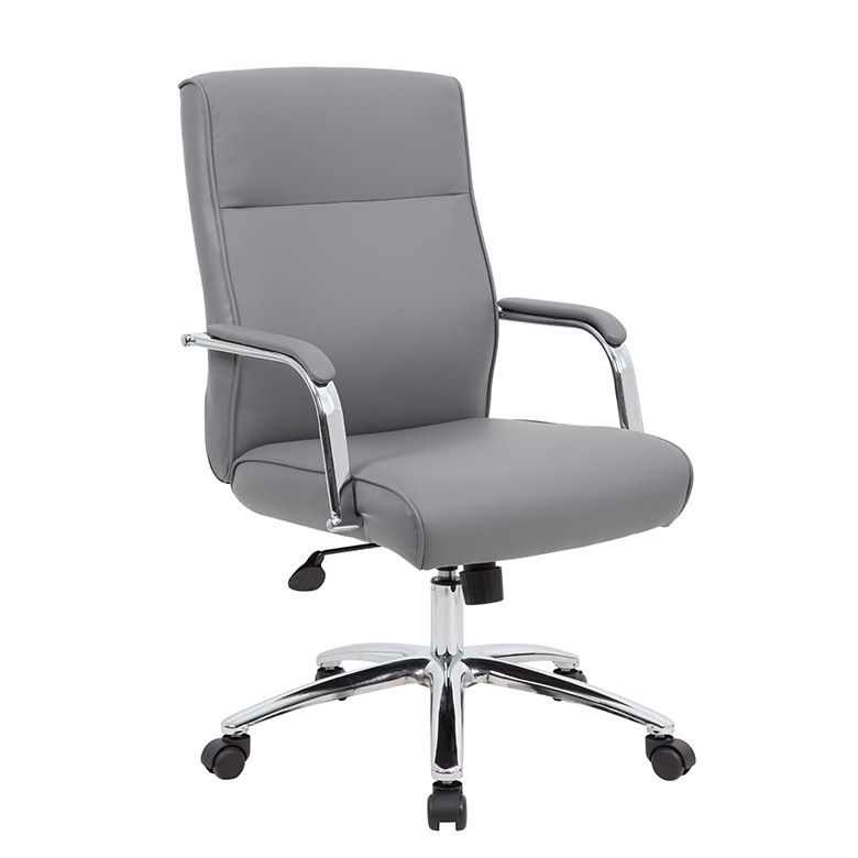 B696C-GY Modern Executive Conference Chair-Grey